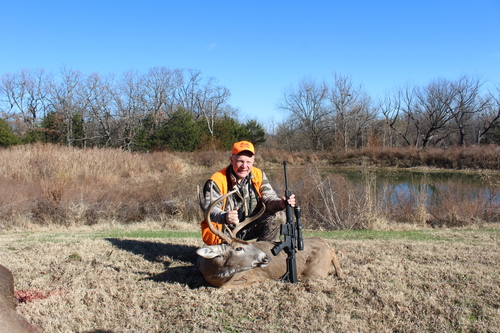 Craig Boddington hunting Kansas whitetail with AR15