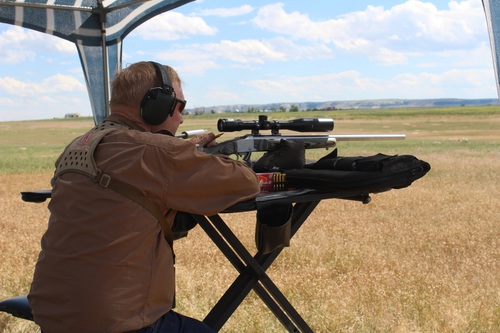 Ruger .204 rifle bench shooting prairie dog hunting