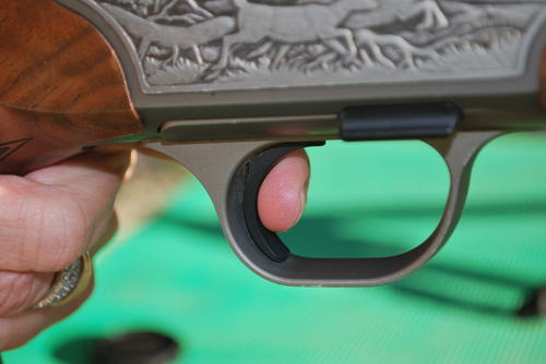 example of correct trigger position